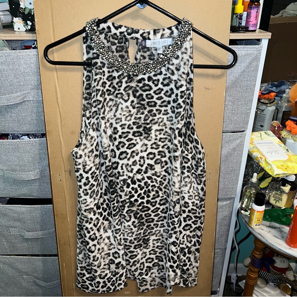 Leopard Print JLO Top